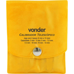 Jogo Calibrador Telescópico 3-13 mm Com 4 Pecas Vonder