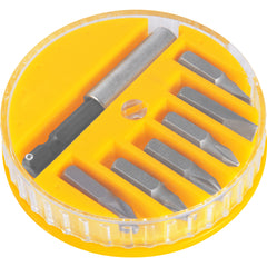 Jogo de Bits/Ponteiras 7 peças Enc Sextavado 1/4'' Vonder