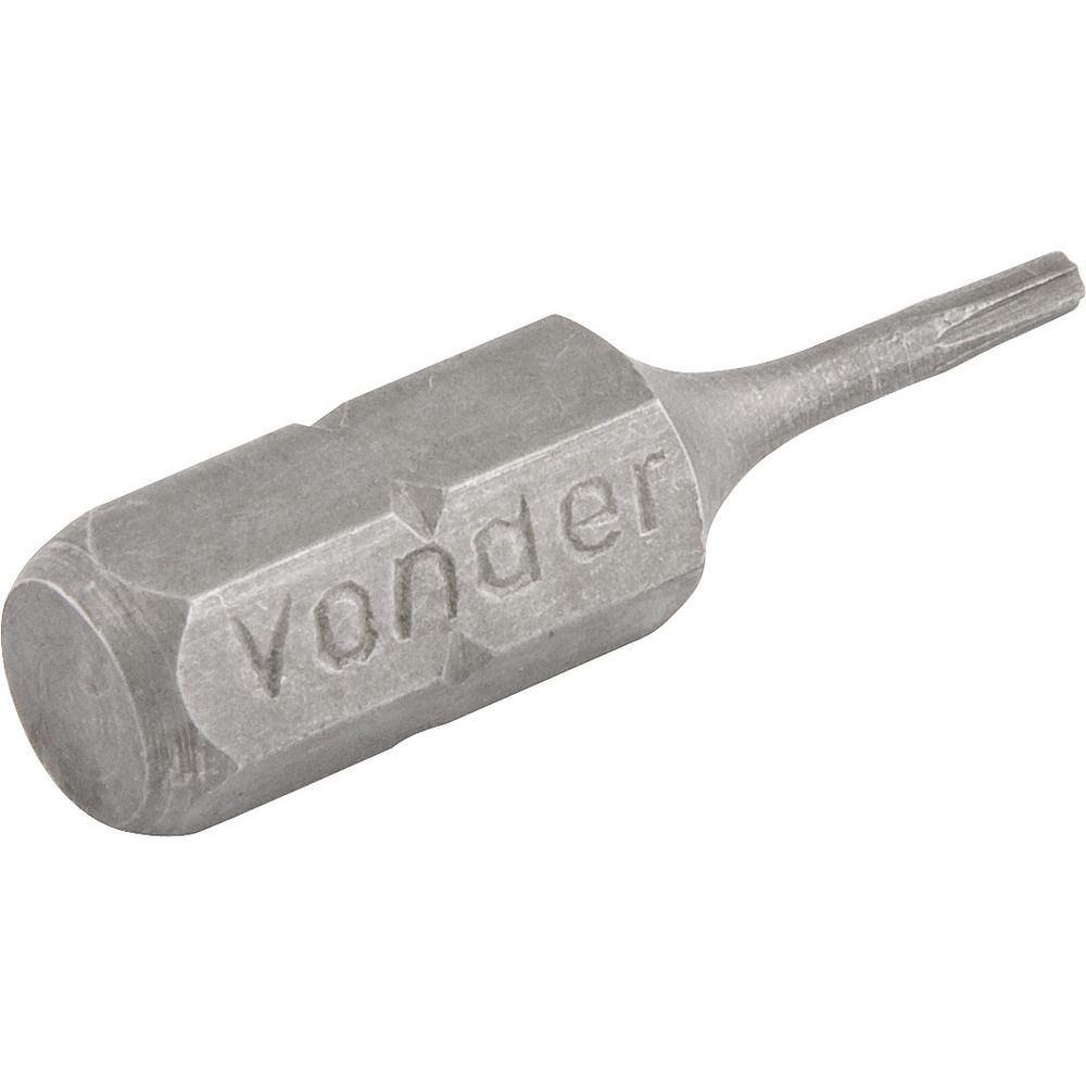 Jogo Bits Ponteiras Encaixe 1/4'' T6 x 25mm 5 peças Vonder
