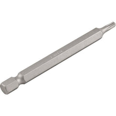 Jogo Bits Ponteiras Encaixe 1/4'' T6 x 75mm 5 peças Vonder