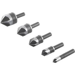Jogo Escariadores Aço Rápido 1/4'' à 3/4'' c/ 5 peças Vonder