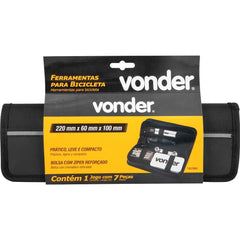 Jogo de ferramentas para bicicleta com 7 peças Vonder