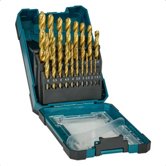 Jogo de Brocas HSS TIN 19 Peças (10 Estojos) D-72229-10 Makita