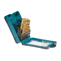 Jogo de Brocas HSS TIN 19 Peças (10 Estojos) D-72229-10 Makita