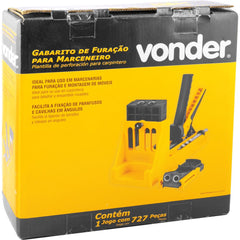 Jogo Gabarito de Furação para Marceneiro Vonder