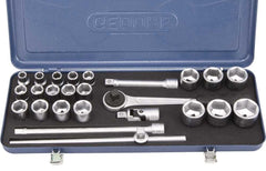 Jogo de Soquetes Sextavados Encaixe 1/2'' 10mm à 32mm com 26 Peças 19Kmu Gedore
