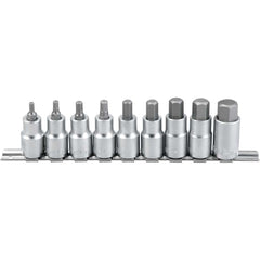 Jogo Soquete Sextavado 1/2'' 4-7mm Com 9 Pecas Vonder