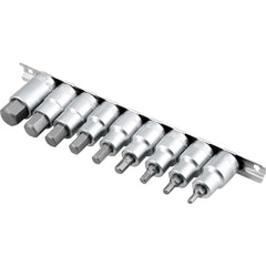 Jogo Soquete Sextavado 1/2'' 4-7mm Com 9 Pecas Vonder