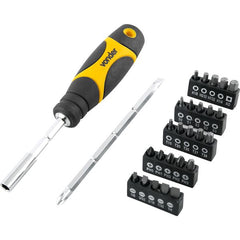 Jogo Bits/Ponteira Crv com 28 peças Enc 1/4 Vonder