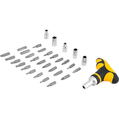 Jogo Bits/Ponteira Crv com 32 peças Enc 1/4 Vonder