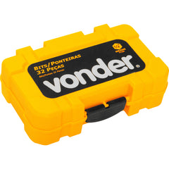 Jogo Bits/ponteiras Crv 32 Peças Enc 1/4 Vonder