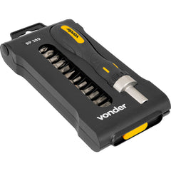 Jogo bits ponteiras 1/4" c/ 13 pç cromo vanádio bp389 Vonder