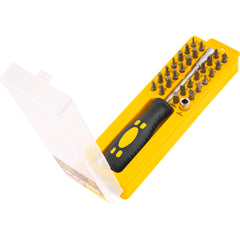 Jogo bits ponteiras 1/4" com 29 peças cromo vanádio Vonder