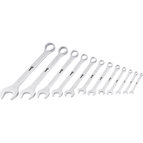 Jogo Chave Combinada 6-32mm Aço Carbono Com 12 Peças Suporte
