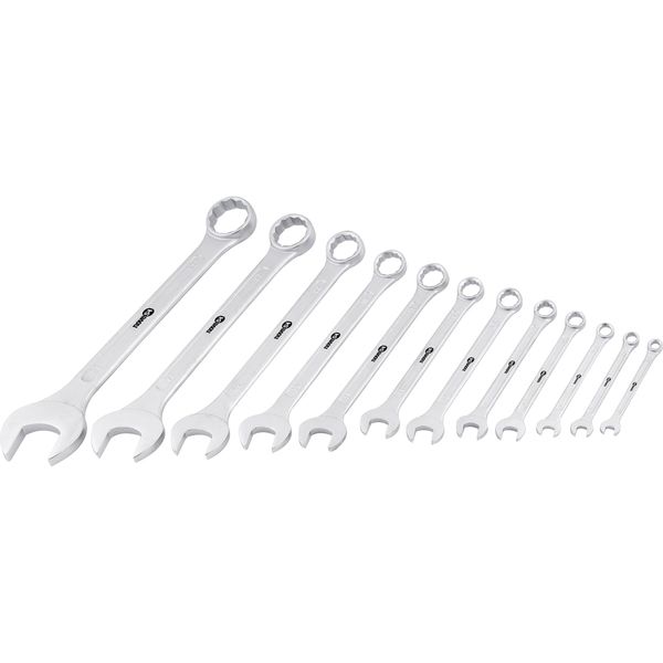 Jogo Chave Combinada 6-32mm Aço Carbono Com 12 Peças Suporte