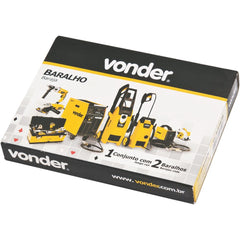 Jogo de baralho com 2 peças - Vonder