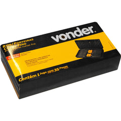 Jogo De Bits/ponteiras Com 35 Peças Corpo Fino Encaixe Sexta