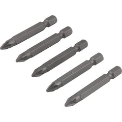 Jogo de Bits Ponteira Pozidrive c/ enc 1/4" Nº 2X50mm Vonder