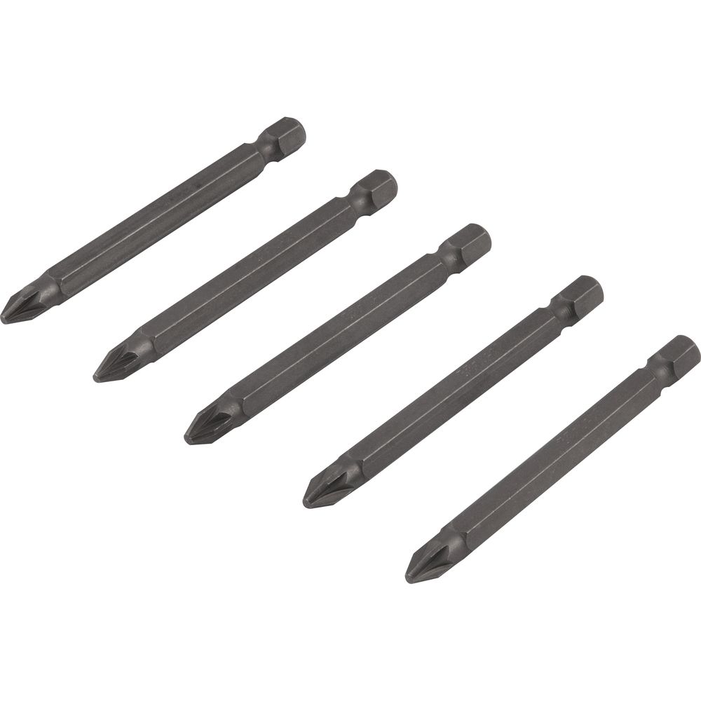 Jogo de Bits Ponteira Pozidrive c/ enc 1/4" Nº 2X75mm Vonder