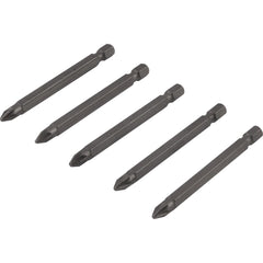 Jogo de Bits Ponteira Pozidrive c/ enc 1/4" Nº 2X75mm Vonder