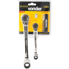 Jogo De Chave Estrela Múltipla 8mm À 19mm E Bits Com Catraca