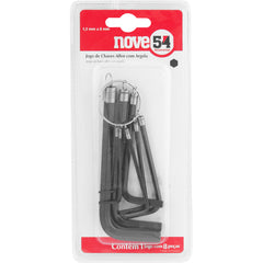Jogo de Chaves Allen 1,5mm à 8mm com Argola 8 Peças - Nove54