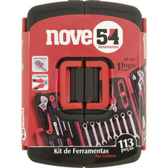 Jogo de ferramentas com 113 peças kf001 - Nove54