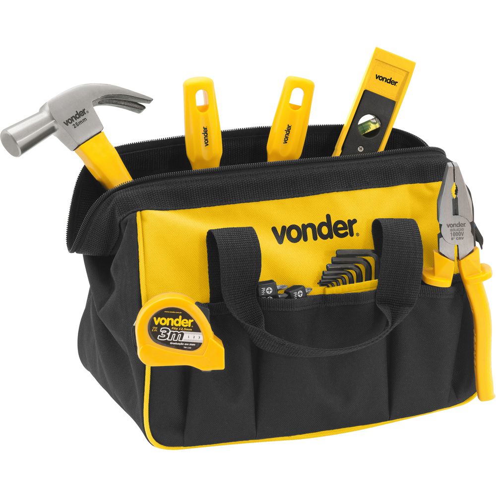 Jogo de ferramentas com 36 peças - Vonder