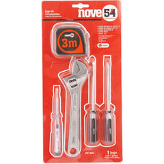 Jogo de ferramentas com 5 peças aço carbono jf043 - Nove54