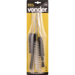 Jogo Escova Tubular Nylon Com 9 Peças - Vonder