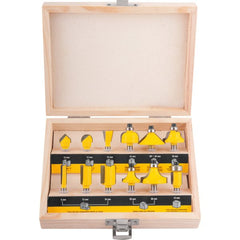 Jogo fresa vídea para madeira com 12 peças - Vonder