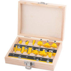 Jogo fresa vídea para madeira com 12 peças - Vonder