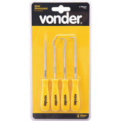 Jogo pegadores mini com 4 peças - Vonder
