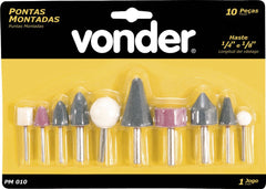 Jogo ponta montada com 10 peças vdp10 Vonder