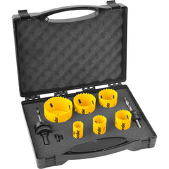 Jogo Serra Copo Aço Rápido 22-64mm Bimetálica Metal Vonder