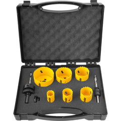 Jogo Serra Copo Aço Rápido 22-64mm Bimetálica Metal Vonder