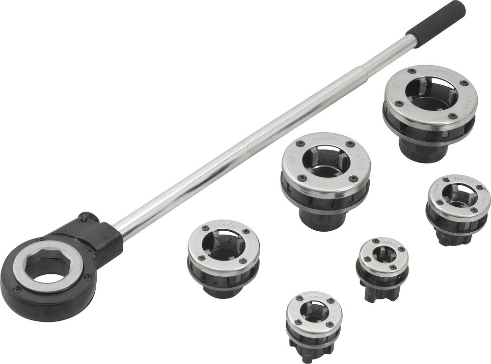 Jogo Tarraxa Manual 1/2 À 2 Bspt Com Catraca Tubo De Vonder