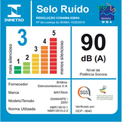 Kit Cozinha 3 em 1 Britânia Vermelho Com Batedeira Liquidificador e Espremedor de Frutas 220V
