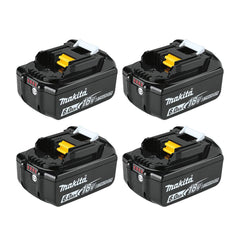 Kit Carregador DC18RD 220V com 4 Baterias BL1860B Makita