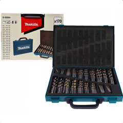 Kit de Brocas para Metal HSS 170 Peças D-30564 Makita