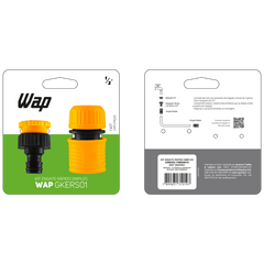 Kit Engate Rápido Simples WAP GKERS01 Conexão Tipo Click, Adaptador Fêmea 3/4"