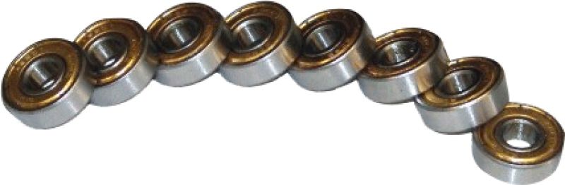 Kit 8 rolamentos ABEC-7 para skate - Bel Sports