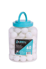 Kit bolinhas de ping pong 60 unidades - Bel Sports