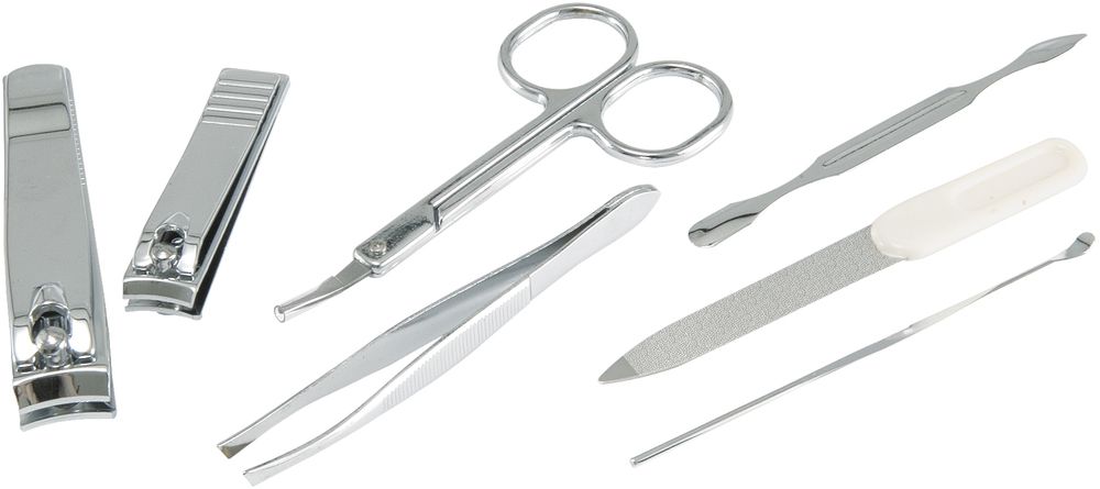 Kit manicure com 7 peças - Vonder