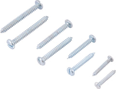 Kit Parafuso Auto Atarraxante Panela Fenda Zincado Com 52 Pe