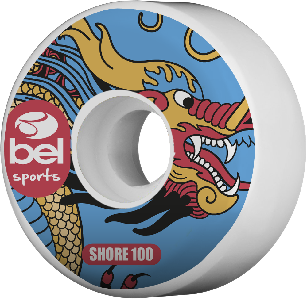 Kit rodas para skate 51x31mm em PU - Bel Sports