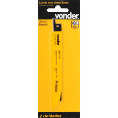Lâmina para Serra Sabre Vonder Metal com 2 peças
