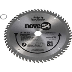 Lâmina Serra Circular Vídea 185mm 60 Dentes Furo 20mm Nove54