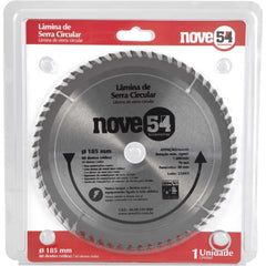 Lâmina Serra Circular Vídea 185mm 60 Dentes Furo 20mm Nove54