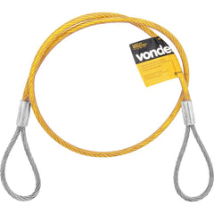 Laco de segurança 1/4" aço plastificado com 1 metro Vonder
